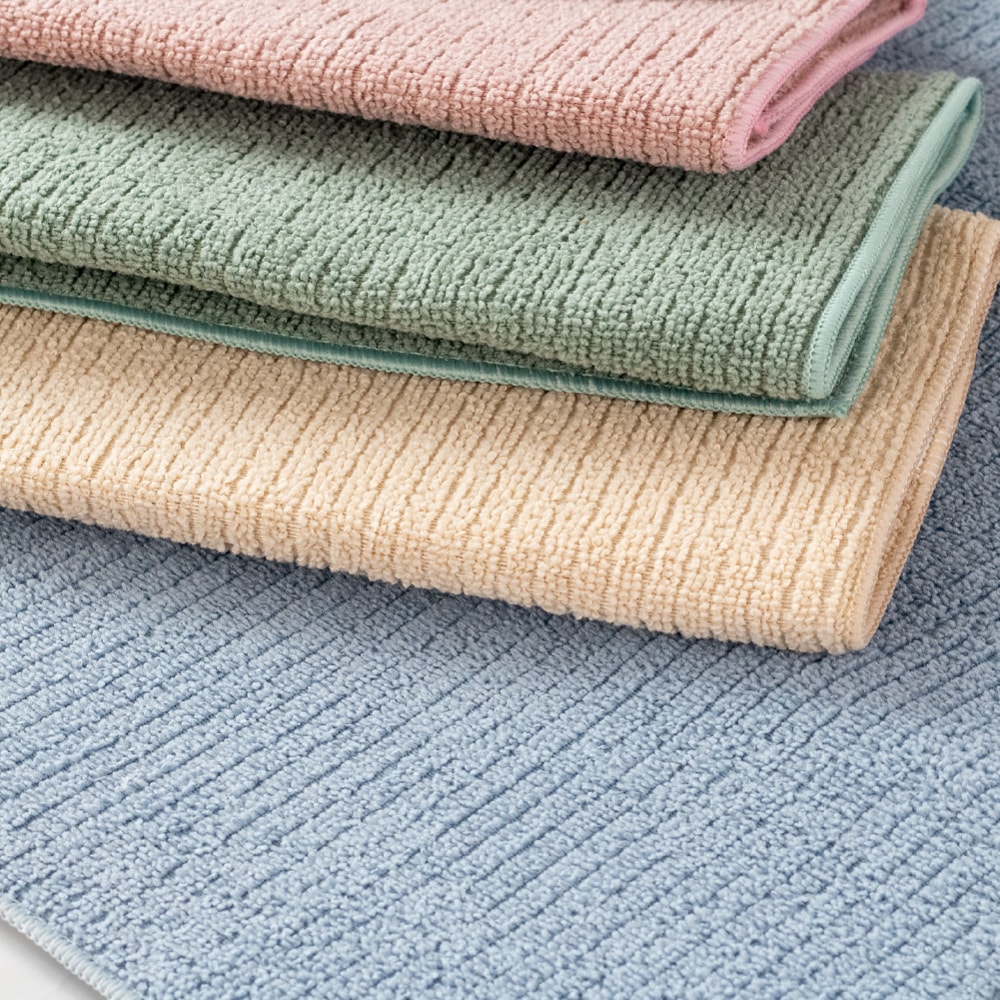 Kit com 4 Tapetes Escorredor de Louça Microfibra Super Absorvente 38cm x 50cm