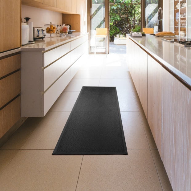 Kit Tapete para Cozinha 70cm + Passadeira 1,80m Antiderrapante Trame (2 peças)