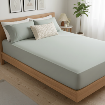 Lençol com Elástico Casal Buddemeyer Basic Percalle 100% Algodão Penteado 180 Fios (1 Peça)