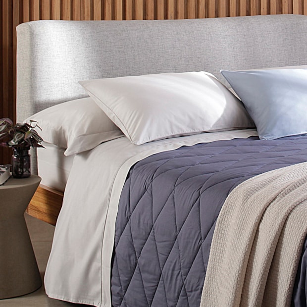 Lençol com Elástico Casal Buddemeyer Basic Percalle 100% Algodão Penteado 180 Fios (1 Peça)