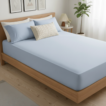 Lençol com Elástico Casal Buddemeyer Basic Percalle 100% Algodão Penteado 180 Fios (1 Peça)