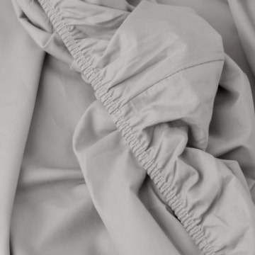 Lençol com Elástico Casal Karsten Tom 100% Algodão Percal 200 Fios (1 Peça)