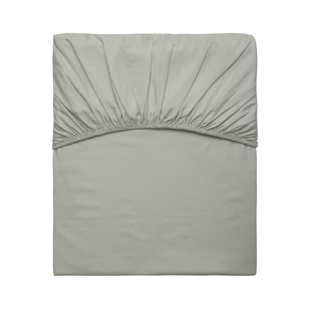 Lençol com Elástico King Size Kacyumara Satinée 100% Algodão Egípcio Percal 300 Fios (1 Peça)