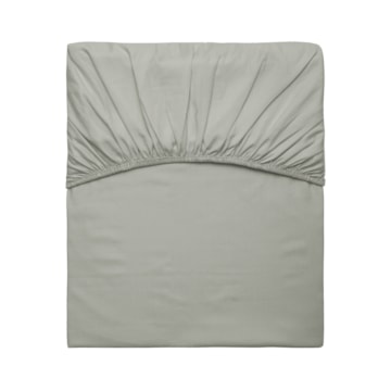 Lençol com Elástico King Size Kacyumara Satinée 100% Algodão Egípcio Percal 300 Fios (1 Peça)