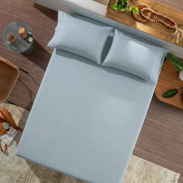 Lençol com Elástico Queen Altenburg Lux Liso 100% Algodão Percal 200 Fios (1 Peça)
