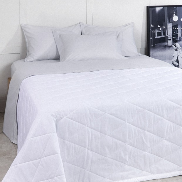 Lençol com Elástico Queen Buddemeyer Basic Percalle 100% Algodão Penteado 180 Fios (1 Peça)