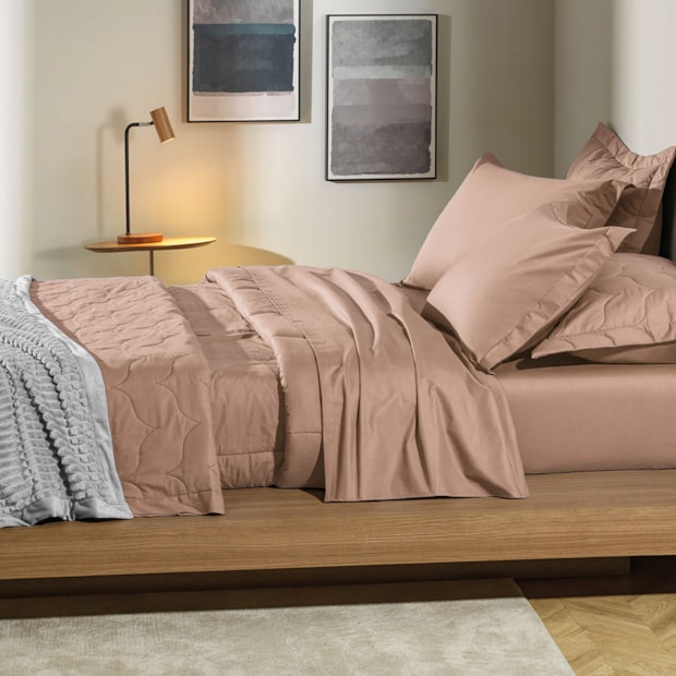 Lençol com Elástico Solteiro Karsten Tom 100% Algodão Percal 200 Fios (1 Peça)