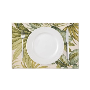 Lugar Americano Impermeável Karsten Palmares 32cm x 47cm (1 Peça)