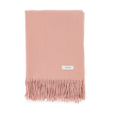 Manta Decorativa Karsten Luma com Franjas 1,20m x 1,75m