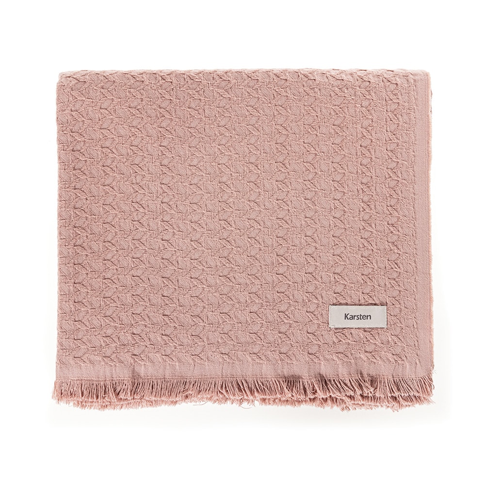 Manta Decorativa Karsten Movaz 100% Algodão c/ Franjas 1,50m x 2,00m