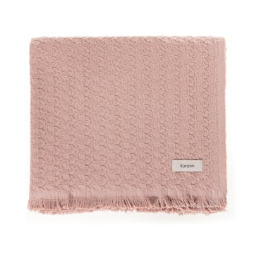 Manta Decorativa Karsten Movaz 100% Algodão c/ Franjas 1,50m x 2,00m