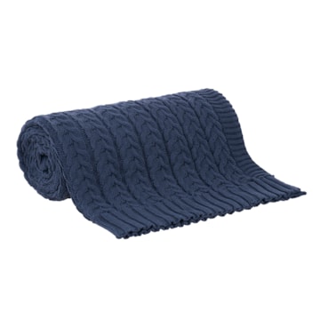 Manta Decorativa para Sofá Buddemeyer Erin Tricot 1,25m x 1,50m