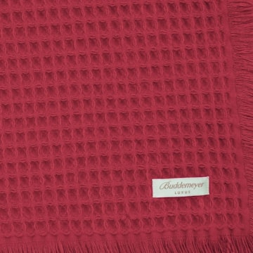Manta Decorativa para Sofá Buddemeyer Luxus Piquet 100% Algodão c/ Franjas 1,50m x 2,00m
