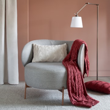 Manta Decorativa para Sofá Buddemeyer Nina Tricot 1,25m x 1,50m