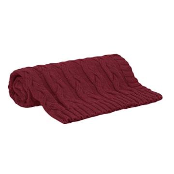 Manta Decorativa para Sofá Buddemeyer Nina Tricot 1,25m x 1,50m