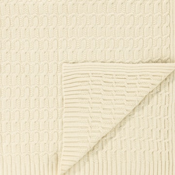 Manta Decorativa para Sofá Karsten Lobato Tricot 1,20m x 1,75m