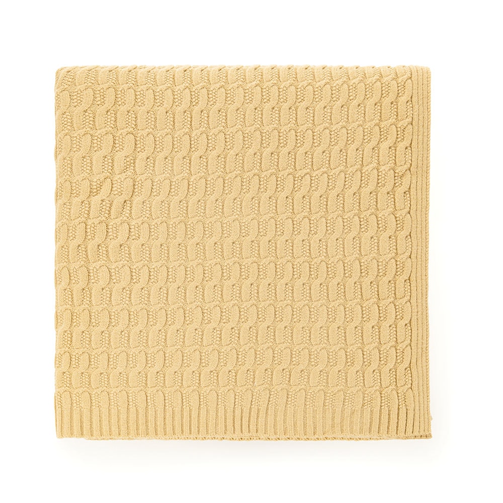 Manta Decorativa para Sofá Karsten Lobato Tricot 1,20m x 1,75m