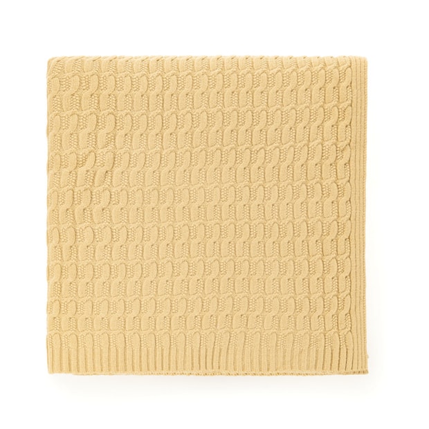 Manta Decorativa para Sofá Karsten Lobato Tricot 1,20m x 1,75m