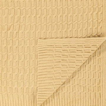 Manta Decorativa para Sofá Karsten Lobato Tricot 1,20m x 1,75m