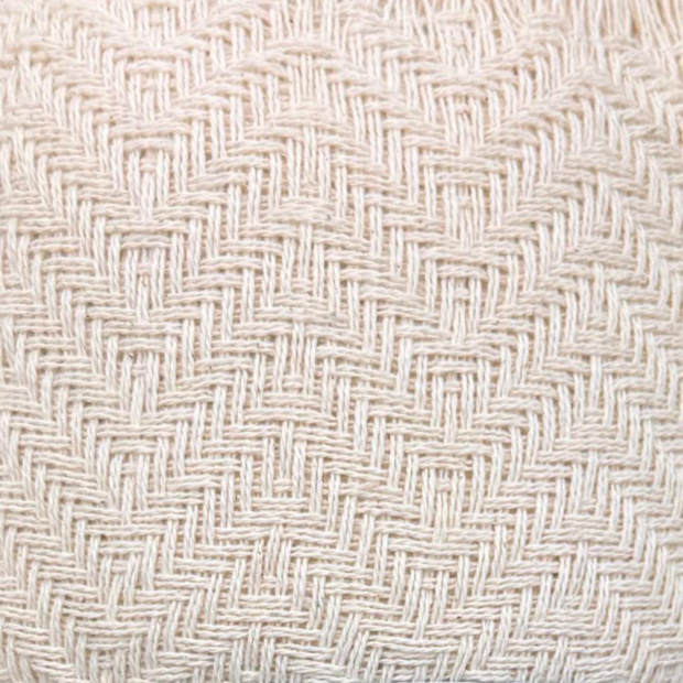 Manta Decorativa para Sofá Torino 100% Algodão c/ Franjas 1,50m x 2,30m