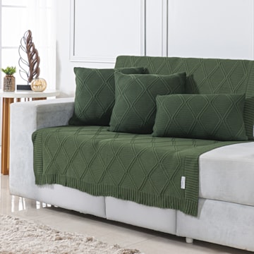 Manta Decorativa para Sofá Toronto Tricot 1,20m x 1,50m