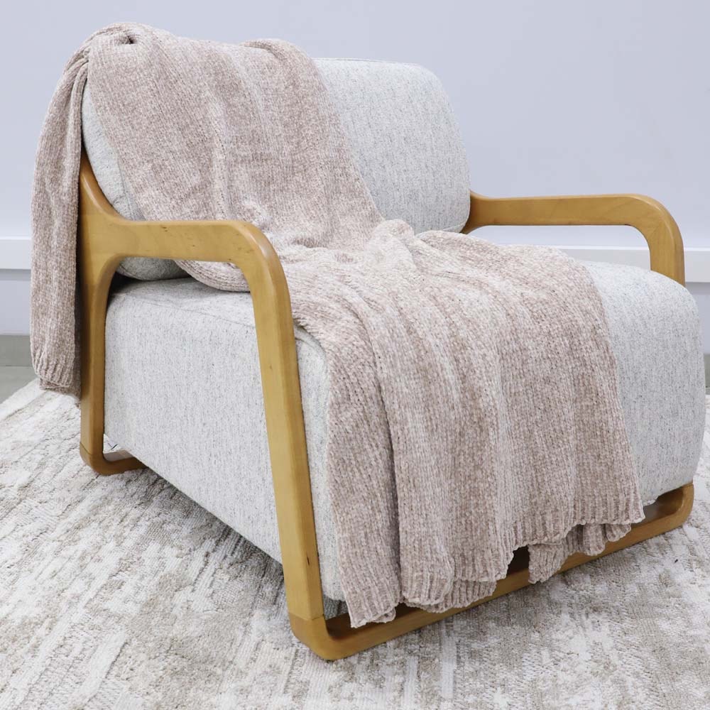 Manta Decorativa para Sofá Valência Crochê 1,30m x 1,70m