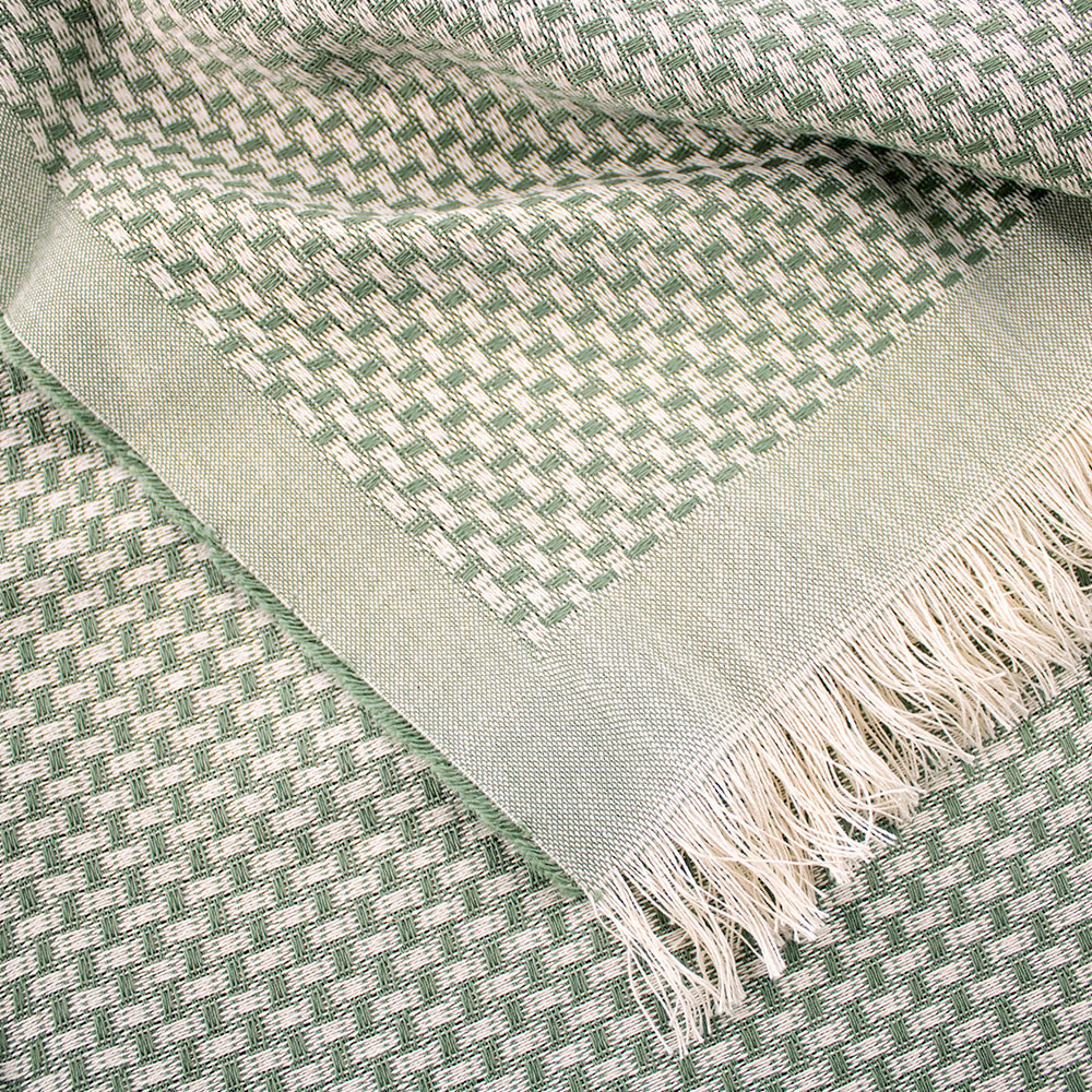 Manta Para Sofá Dohler Bali 100% Algodão C/ Franjas 1,50m X 1,20m