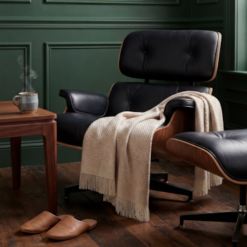 Manta Para Sofá Dohler Bali 100% Algodão C/ Franjas 1,50m X 2,10m