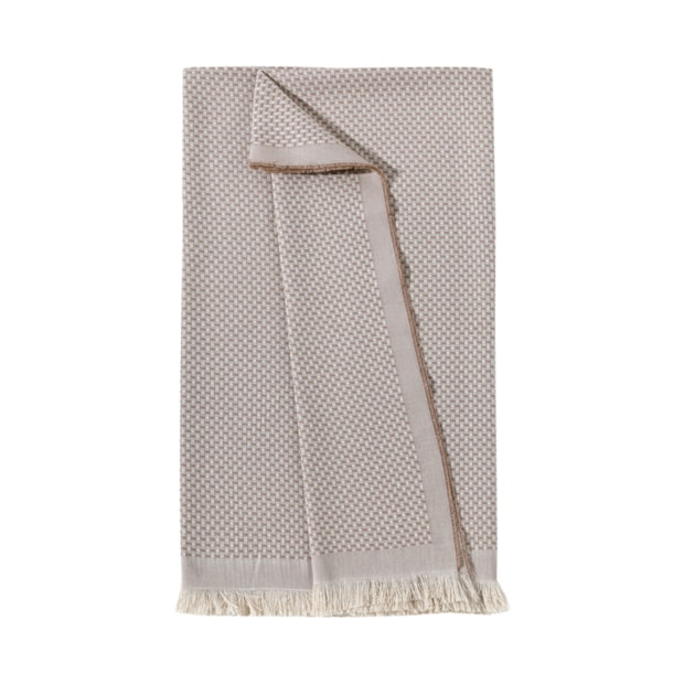 Manta Para Sofá Dohler Bali 100% Algodão C/ Franjas 1,50m X 2,10m