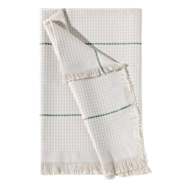 Manta Para Sofá Dohler Lola Algodão C/ Franjas 1,50m X 2,10m