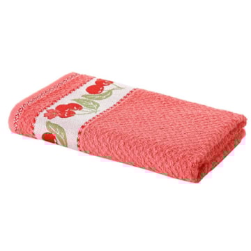 Pano de Copa Dohler Jacquard Vida Cerejas - Gramatura: 340g/m²
