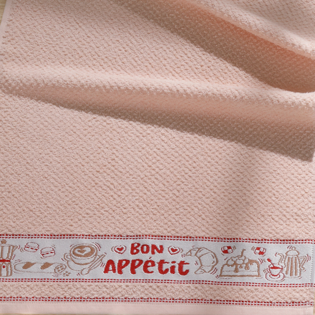 Pano de Copa Dohler Jacquard Vida II Bon Appetit - Gramatura: 340g/m²