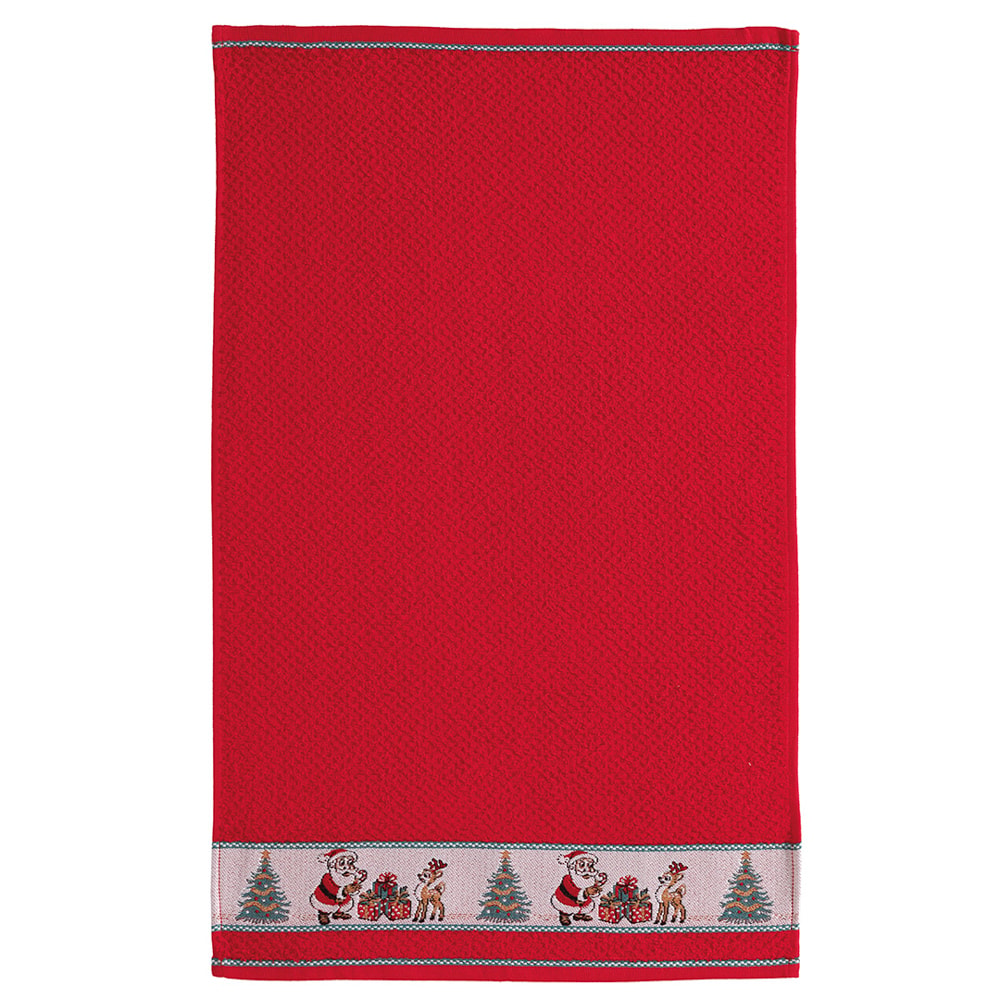 Pano de Copa Dohler Natal Jacquard Vida II Encantos do Noel - Gramatura: 340g/m²