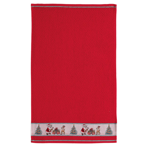 Pano de Copa Dohler Natal Jacquard Vida II Encantos do Noel - Gramatura: 340g/m²