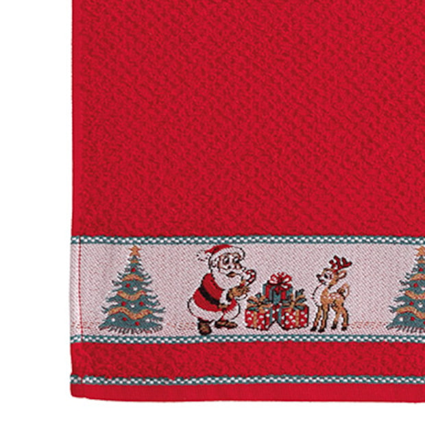 Pano de Copa Dohler Natal Jacquard Vida II Encantos do Noel - Gramatura: 340g/m²