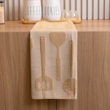 Pano de Copa Jacquard Utensílios