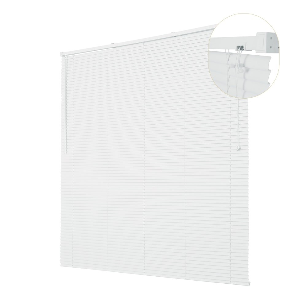 Persiana Horizontal Evolux Premier PVC Corta Luz 1,40m x 1,60m