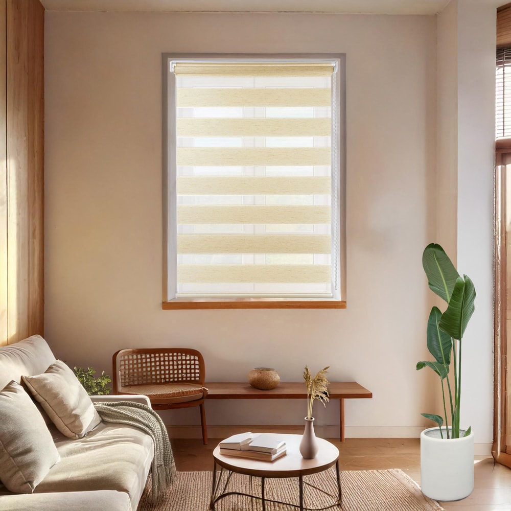 Persiana Rolô Evolux Zebra Dupla 1,40m x 1,60m