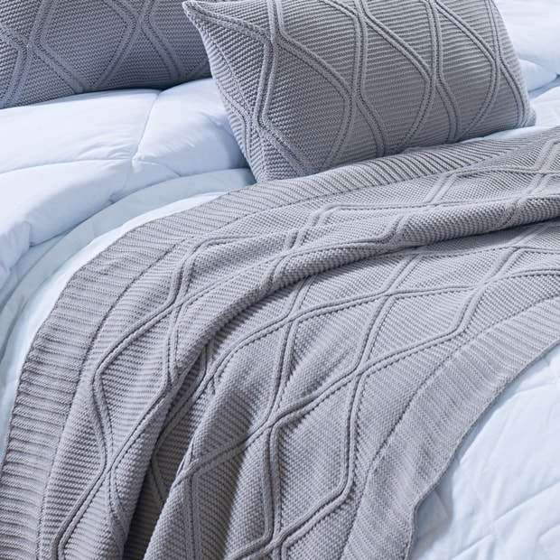 Peseira Casal e Queen Toronto Tricot 70cm x 2,30m