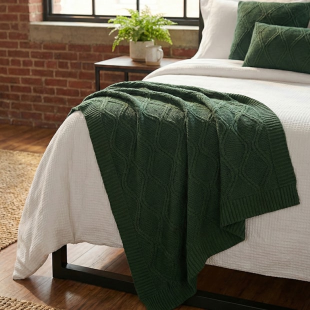Peseira Casal e Queen Toronto Tricot 70cm x 2,30m