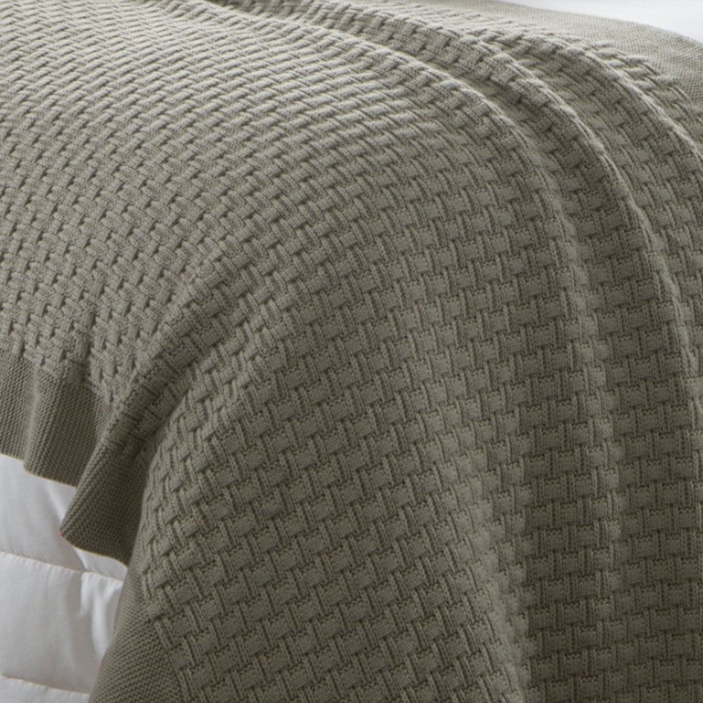 Peseira Queen e King Size Kacyumara Tierre Tricot 70cm X 2,60m