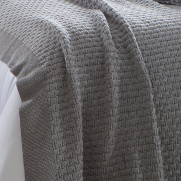 Peseira Queen e King Size Kacyumara Tierre Tricot 70cm X 2,60m