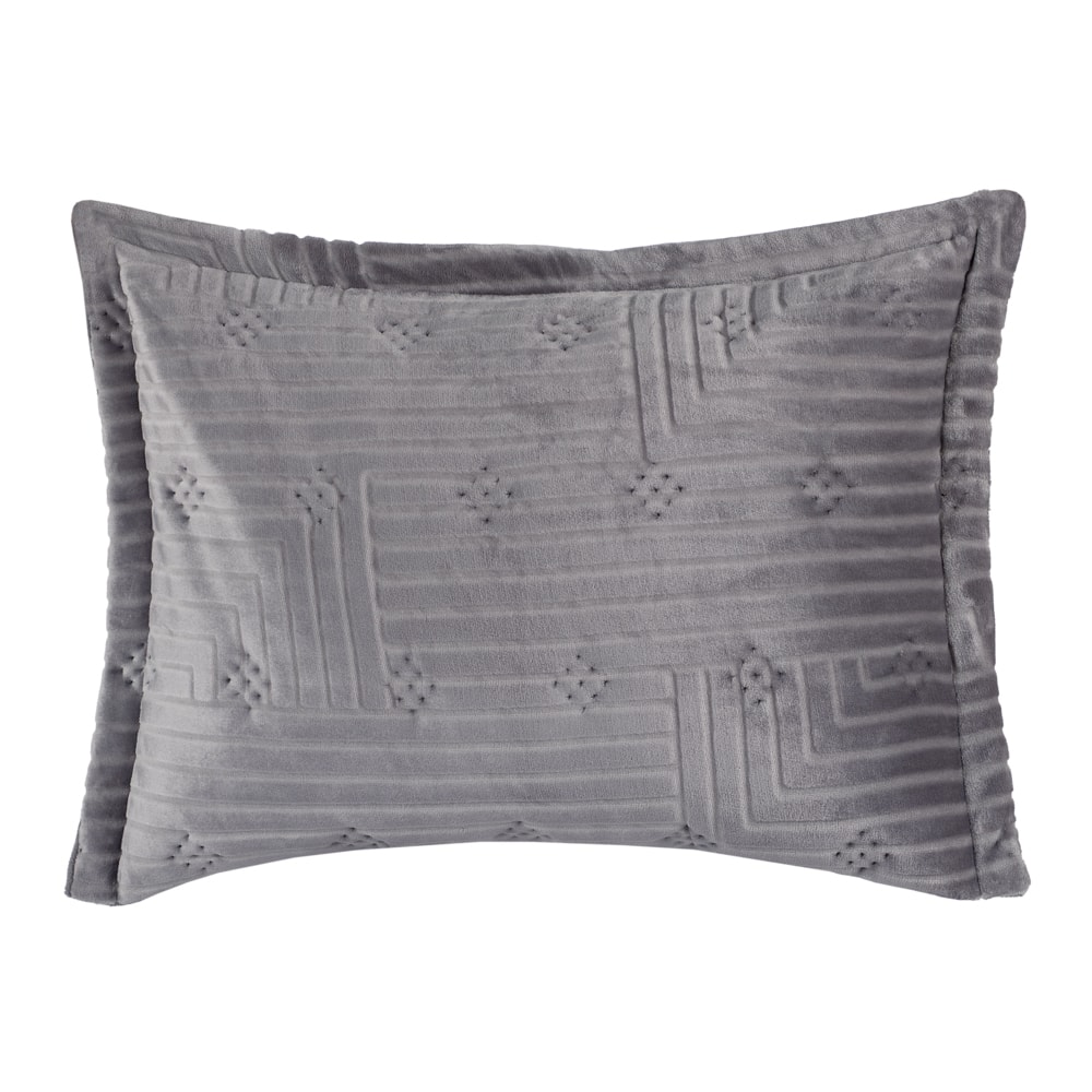 Porta Travesseiro Altenburg Blend Elegance Greco Texturizado Fleece 50cm x 70cm (1 Peça)