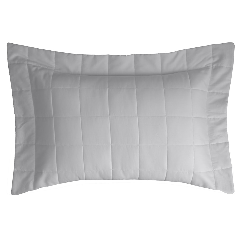 Porta Travesseiro Kacyumara Casa K Satinée Square com Abas 100% Algodão Egípcio Percal 300 Fios 50cm x 70cm (1 Peça)