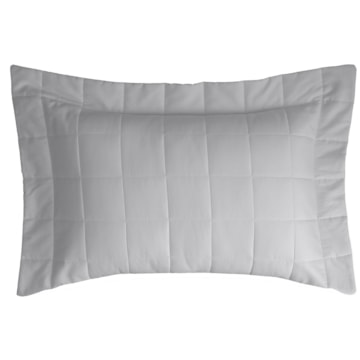 Porta Travesseiro Kacyumara Casa K Satinée Square com Abas 100% Algodão Egípcio Percal 300 Fios 50cm x 70cm (1 Peça)