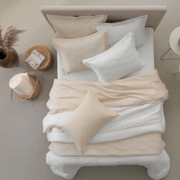 Porta Travesseiro Karsten Liss 100% Algodão Percal 180 fios 50cm x 70cm (1 Peça)