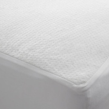 Protetor de Colchão Solteiro Buddemeyer Maison II 100% Algodão Branco (40cm de Altura)