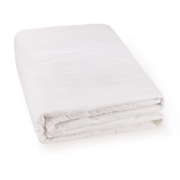 Protetor de Colchão Solteiro Karsten Dante 160 Fios Impermeável Branco (1 Peça)