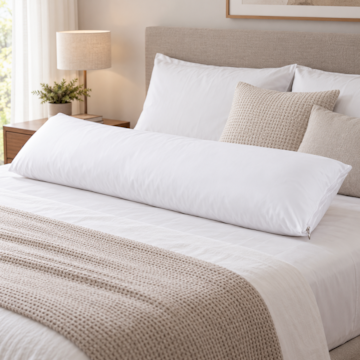 Protetor de Travesseiro de Corpo Body Pillow Altenburg Impermeável Branco 40cm x 1,30m (1 Peça)