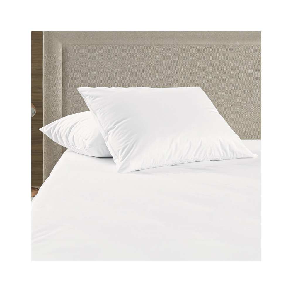 Protetor de Travesseiro Karsten Francis Branco 50cm x 70cm (1 Peça)